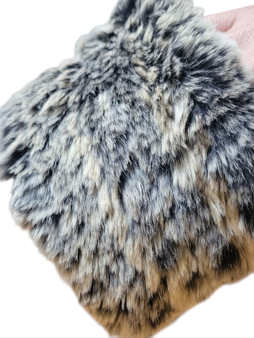 Mitchies Fur Long Scarf - Gray - Picture 5 of 8